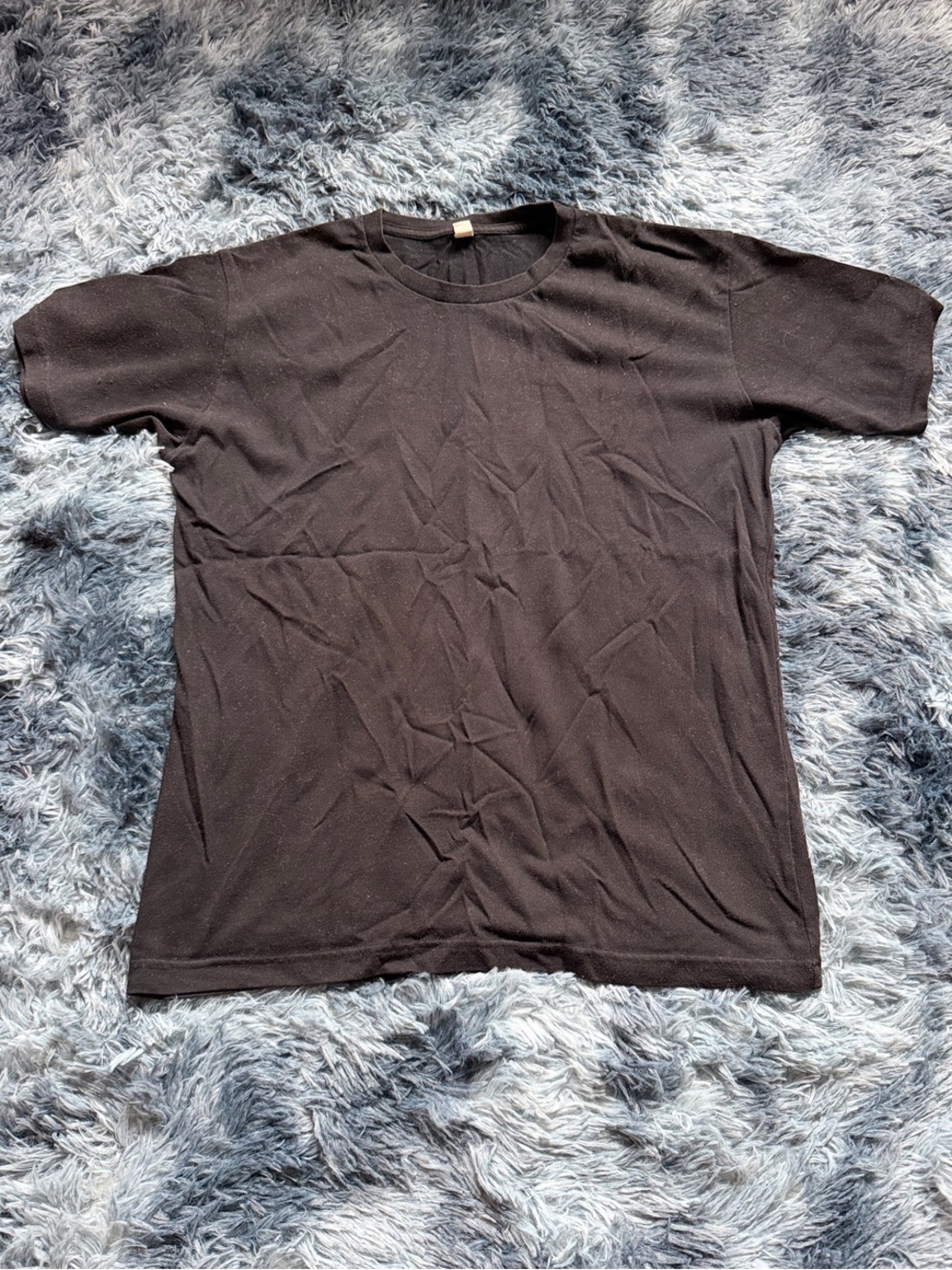 Uniqlo Black Short Sleeve Crew Neck Tee